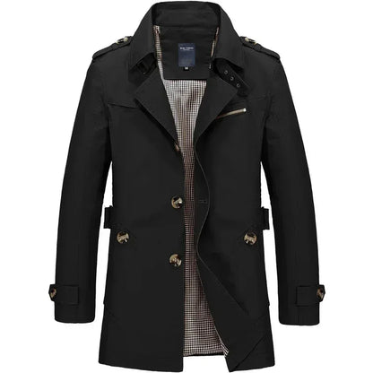 klassischer-vintage-baumwoll-trenchcoat-fur-herren-jacke-jlr-design-12 - JLR Design