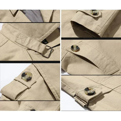 klassischer-vintage-baumwoll-trenchcoat-fur-herren-jacke-jlr-design-3 - JLR Design