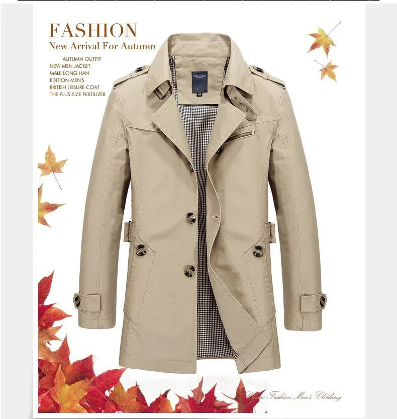 klassischer-vintage-baumwoll-trenchcoat-fur-herren-jacke-jlr-design-4 - JLR Design