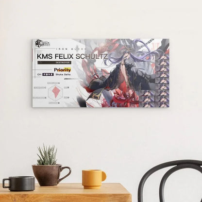 kms-felix-schultz-charakter-azur-lane-poster-poster-jlr-design-2 - JLR Design