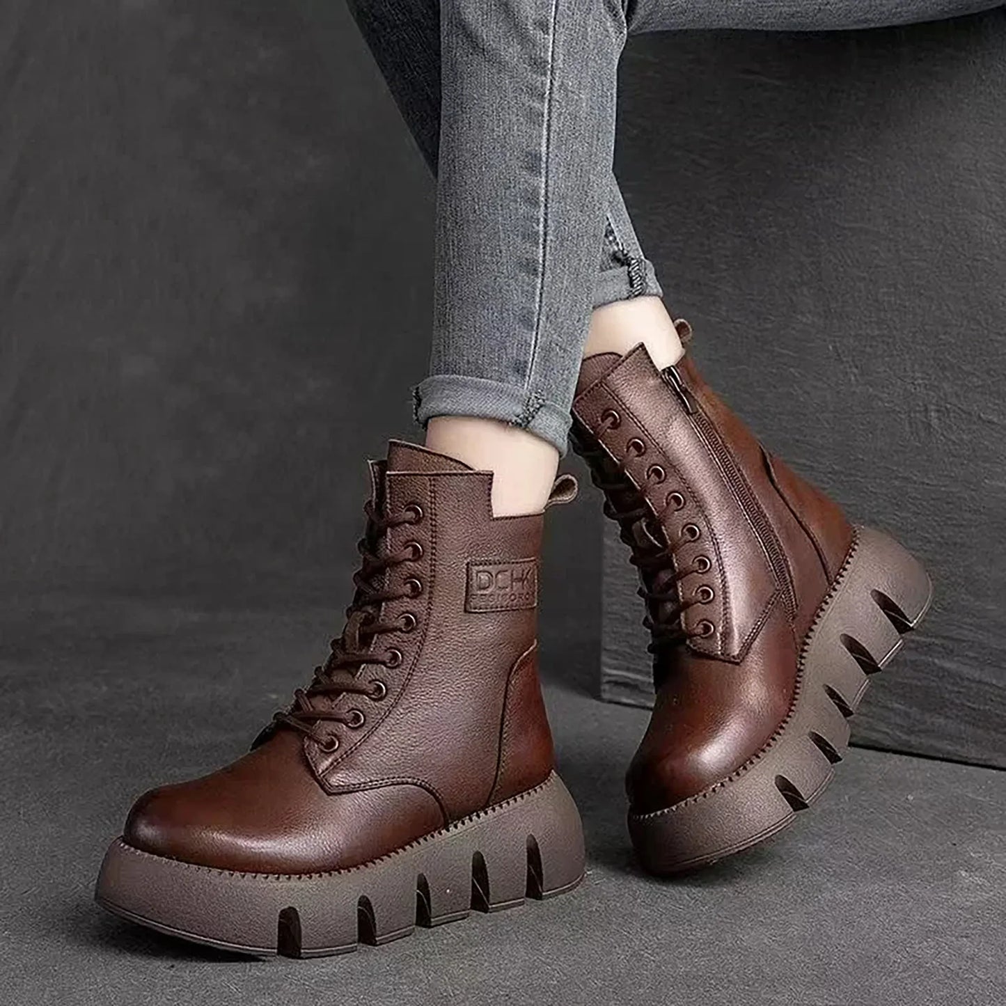 kuschelige-lederstiefel-mit-dicker-sohle-boots-jlr-design-3 - JLR Design