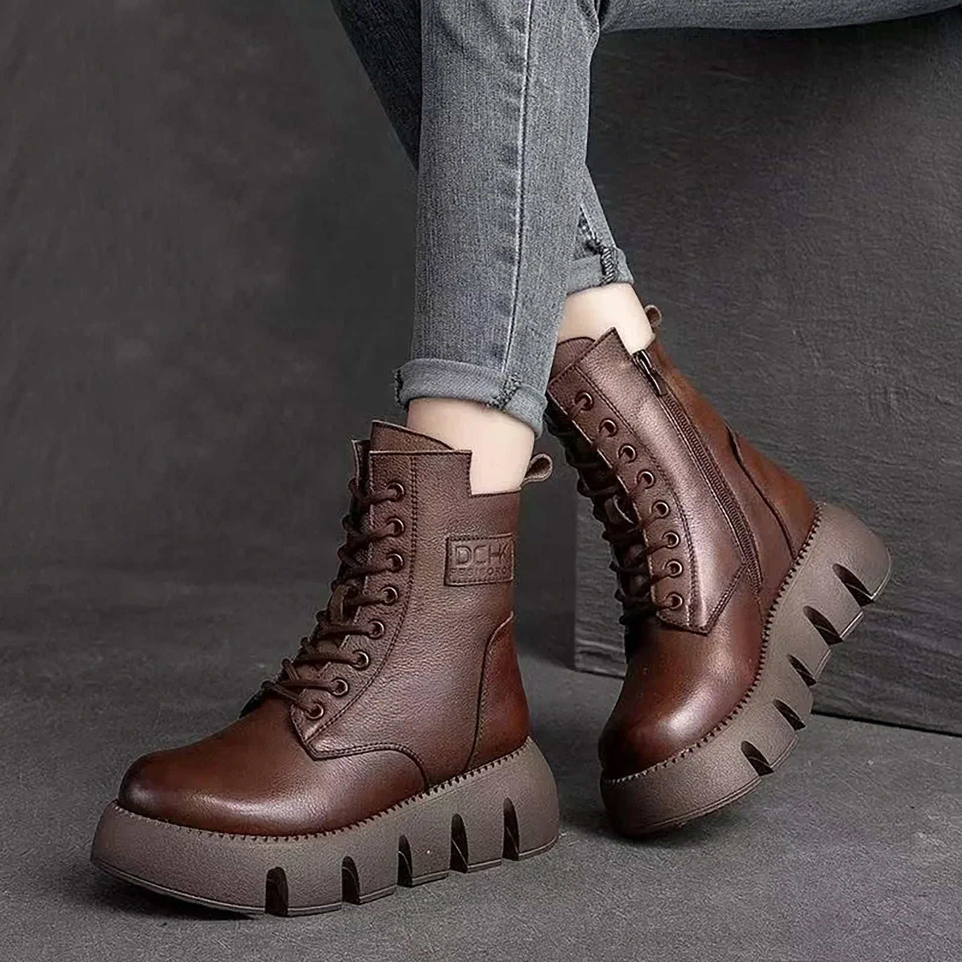 kuschelige-lederstiefel-mit-dicker-sohle-boots-jlr-design-3 - JLR Design