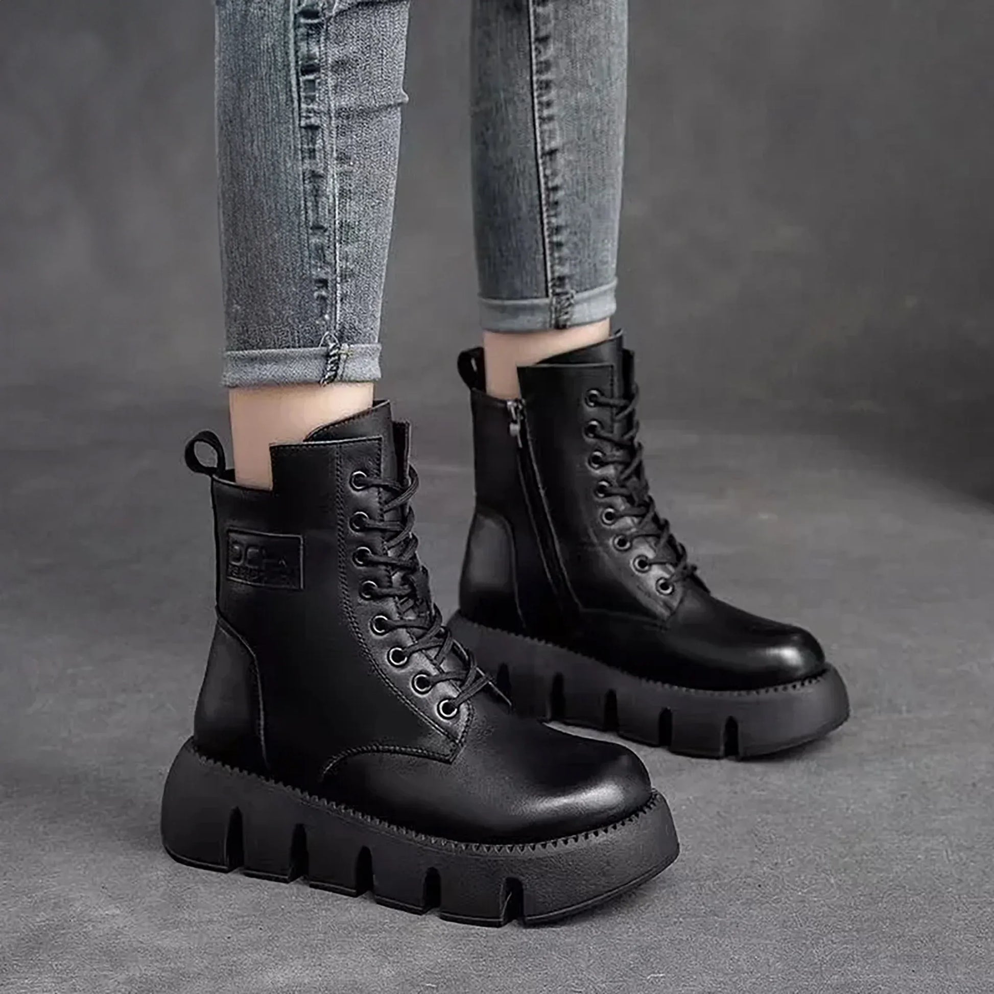 kuschelige-lederstiefel-mit-dicker-sohle-boots-jlr-design-5 - JLR Design