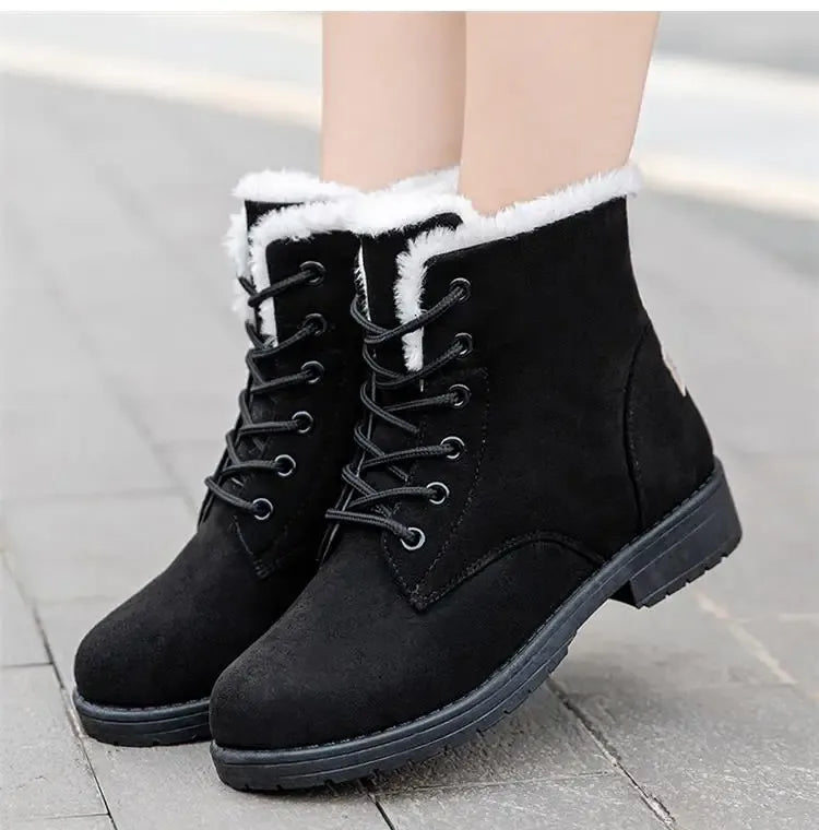 kuschelige-plusch-stiefel-fur-damen-stiefel-jlr-design-50775 - JLR Design