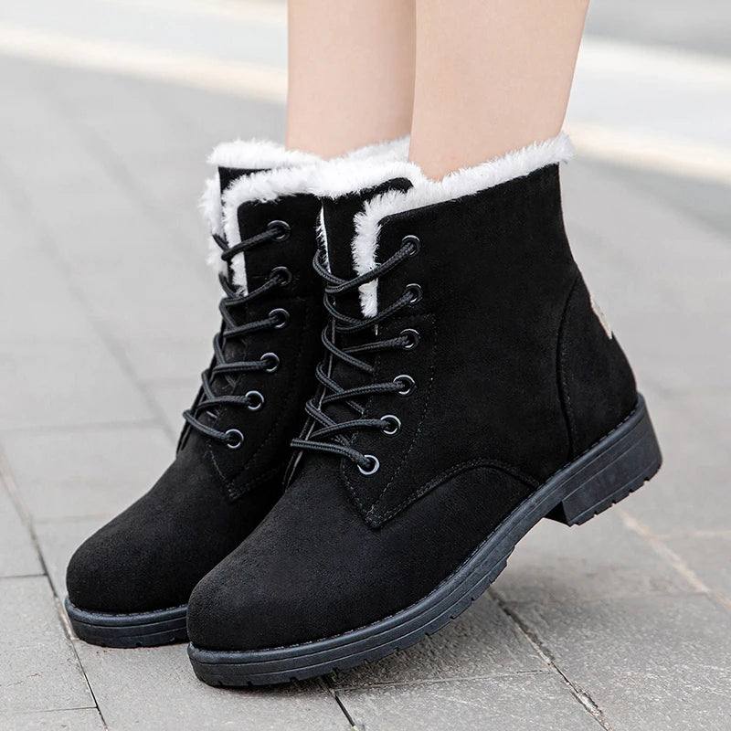 kuschelige-plusch-stiefel-fur-damen-stiefel-jlr-design-59521 - JLR Design