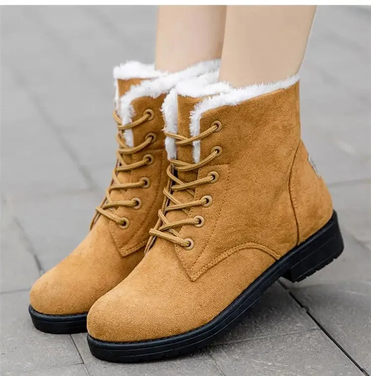 kuschelige-plusch-stiefel-fur-damen-stiefel-jlr-design-71578 - JLR Design