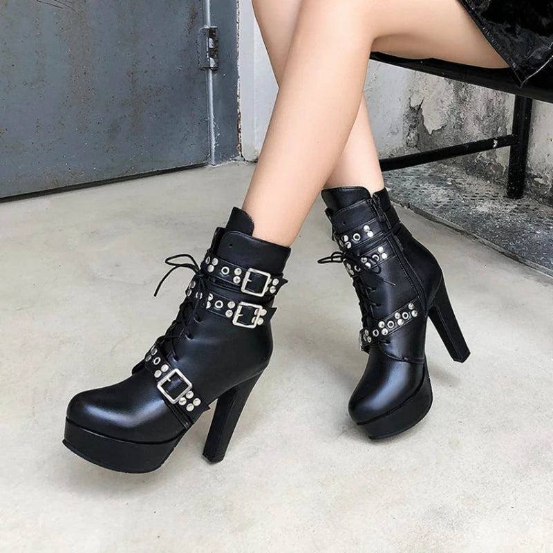 lace-up-plattform-high-heel-stiefeletten-mit-schnallen-high-heels-jlr-design-13 - JLR Design