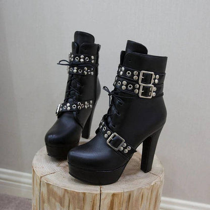 lace-up-plattform-high-heel-stiefeletten-mit-schnallen-high-heels-jlr-design-15 - JLR Design