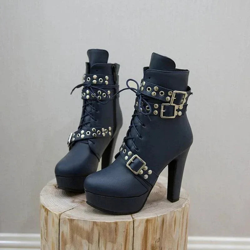 lace-up-plattform-high-heel-stiefeletten-mit-schnallen-high-heels-jlr-design-16 - JLR Design