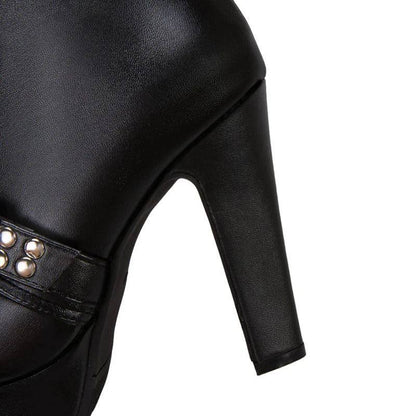 lace-up-plattform-high-heel-stiefeletten-mit-schnallen-high-heels-jlr-design-20 - JLR Design
