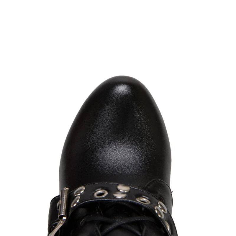 lace-up-plattform-high-heel-stiefeletten-mit-schnallen-high-heels-jlr-design-21 - JLR Design