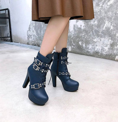lace-up-plattform-high-heel-stiefeletten-mit-schnallen-high-heels-jlr-design-5 - JLR Design