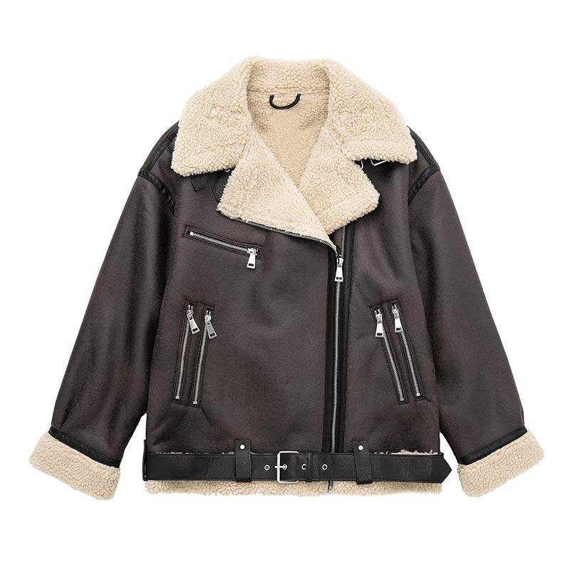 lange-faux-fur-biker-jacke-mit-reissverschlussen-jacke-jlr-design-11 - JLR Design