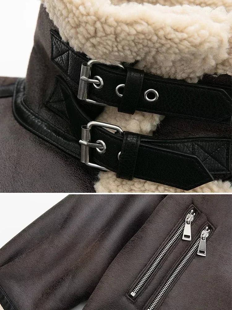 lange-faux-fur-biker-jacke-mit-reissverschlussen-jacke-jlr-design-4 - JLR Design