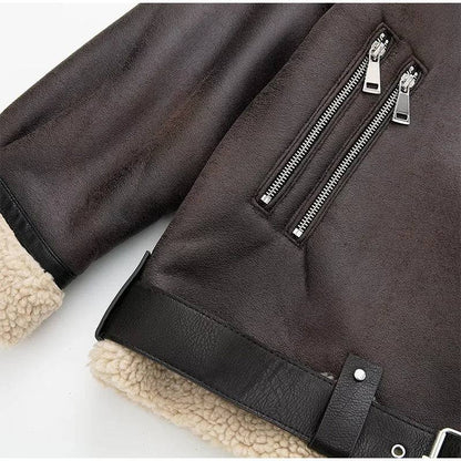 lange-faux-fur-biker-jacke-mit-reissverschlussen-jacke-jlr-design-7 - JLR Design