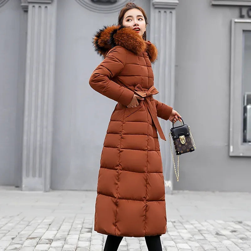 langer-damen-wintermantel-in-a-linie-eleganter-woll-optik-parka-mit-pelz-kapuze-and-taillenzug-mantel-jlr-design-6 - JLR Design