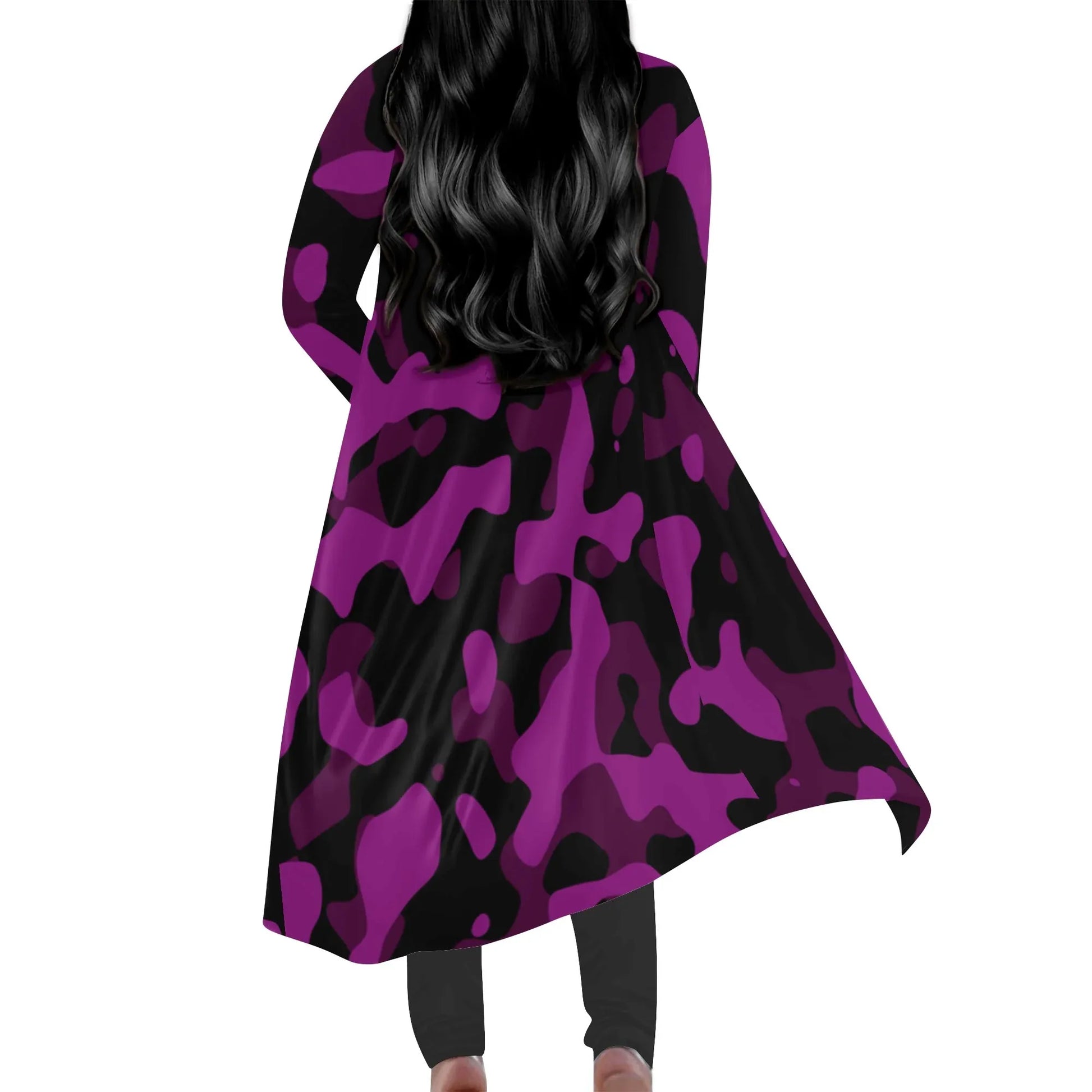 langer-leichter-black-pink-camouflage-kimono-cardigan-cardigan-jlr-design-4 - JLR Design