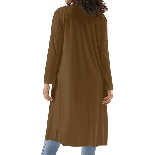 langer-leichter-brauner-kimono-cardigan-cardigan-jlr-design-1 - JLR Design
