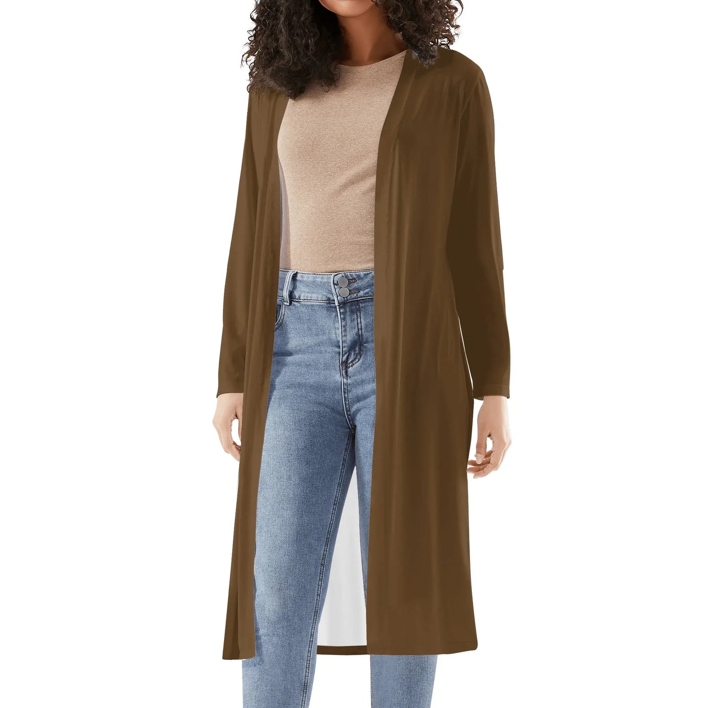 langer-leichter-brauner-kimono-cardigan-cardigan-jlr-design-2 - JLR Design