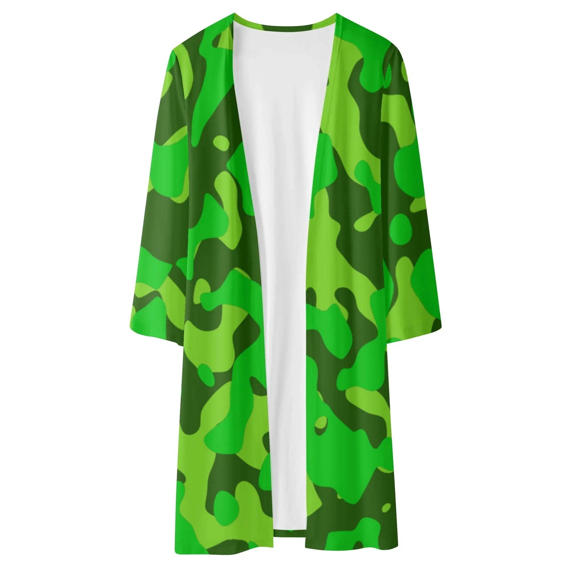 langer-leichter-lime-green-camouflage-kimono-cardigan-cardigan-jlr-design-5 - JLR Design