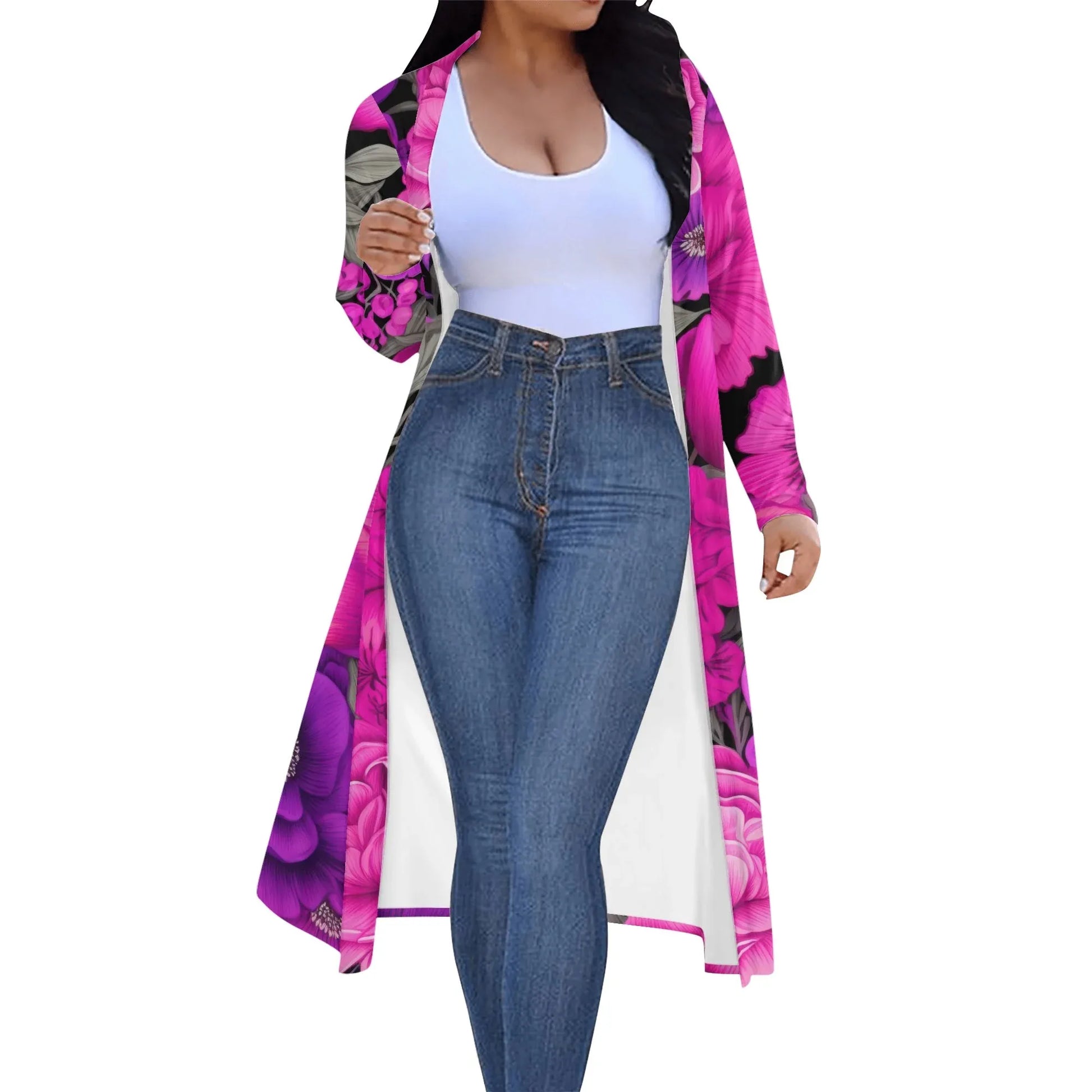 langer-leichter-pink-flowers-kimono-cardigan-cardigan-jlr-design-3 - JLR Design
