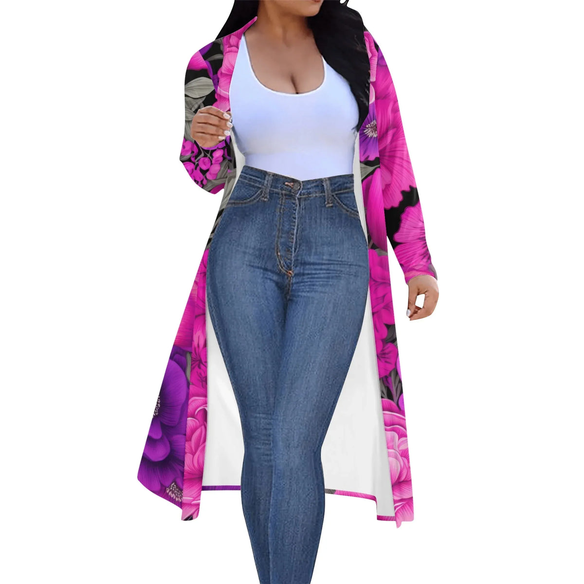 langer-leichter-pink-flowers-kimono-cardigan-cardigan-jlr-design-jlr-design-de-3 - JLR Design