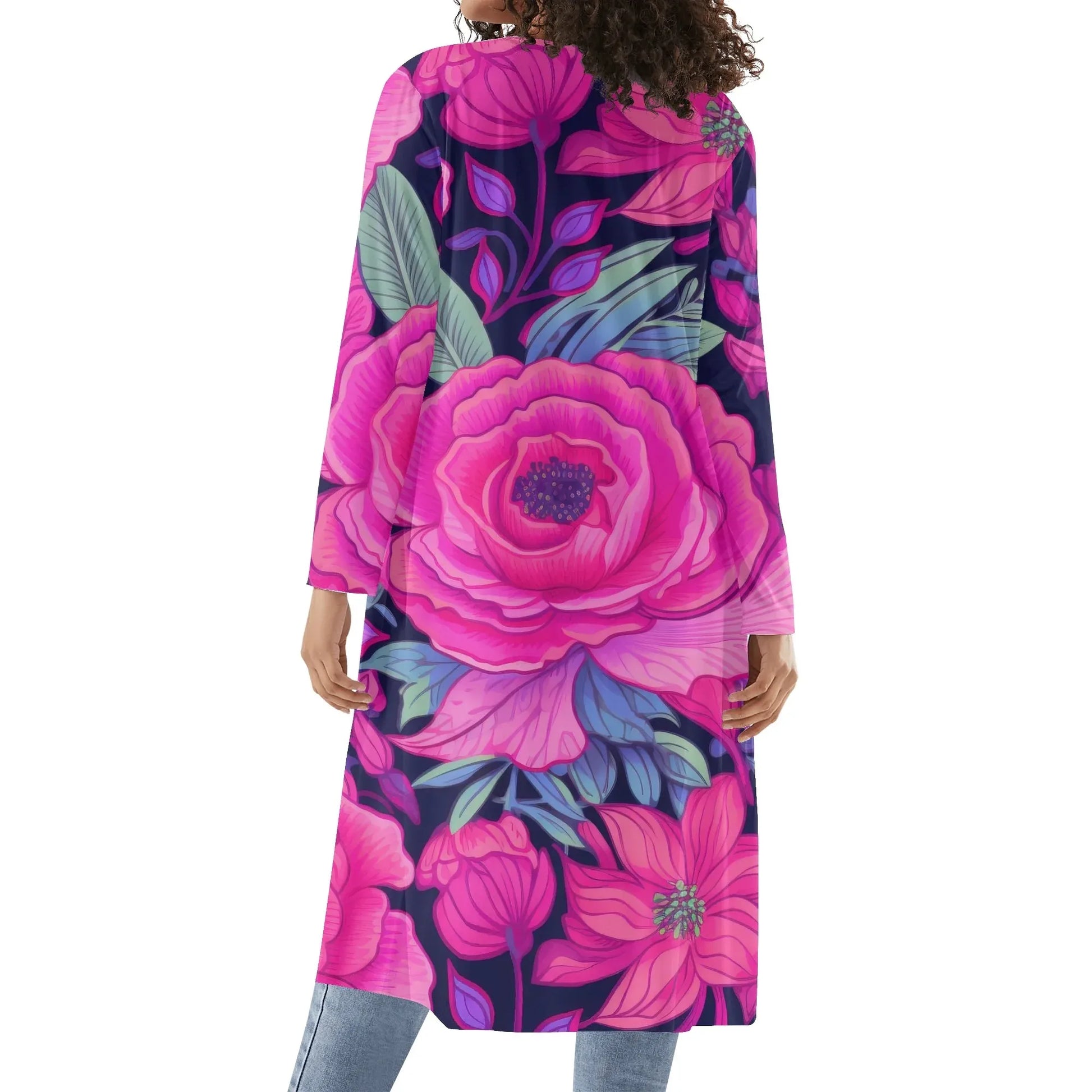 langer-leichter-pink-rose-kimono-cardigan-cardigan-jlr-design-1 - JLR Design
