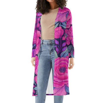 langer-leichter-pink-rose-kimono-cardigan-cardigan-jlr-design-2 - JLR Design