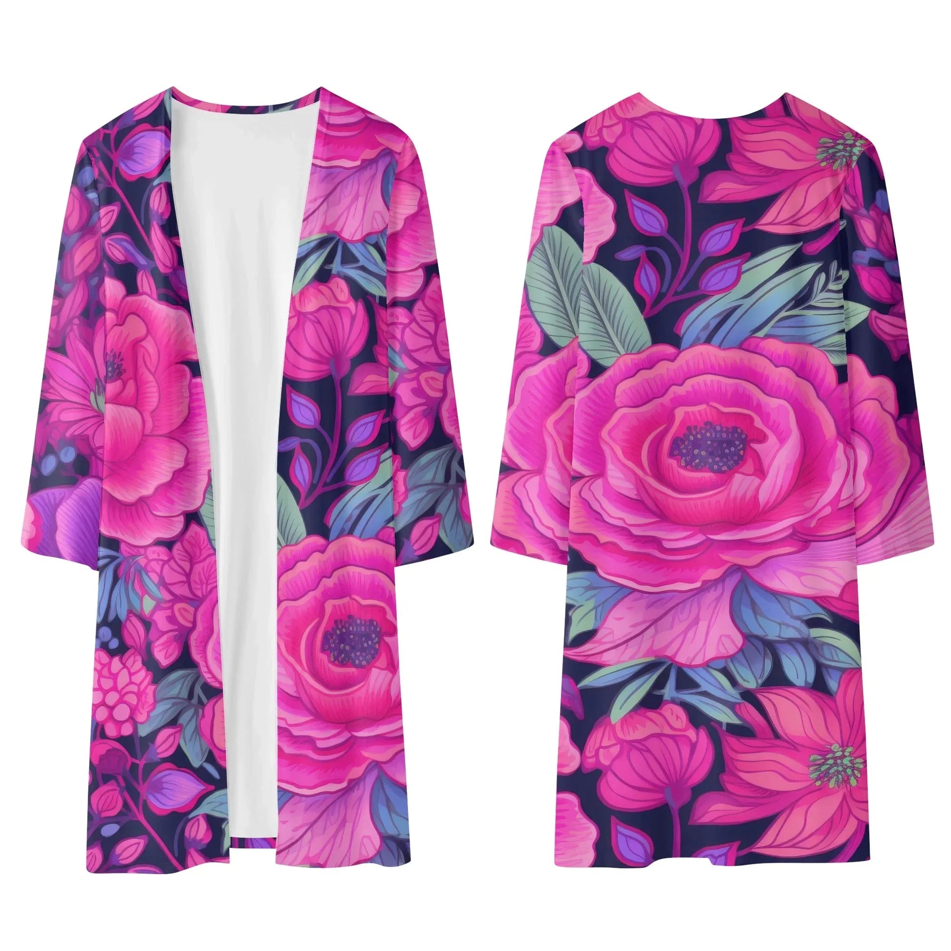 langer-leichter-pink-rose-kimono-cardigan-cardigan-jlr-design-7 - JLR Design