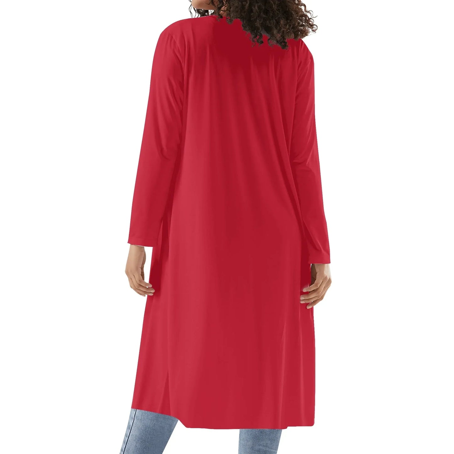 langer-leichter-roter-kimono-cardigan-cardigan-jlr-design-1 - JLR Design