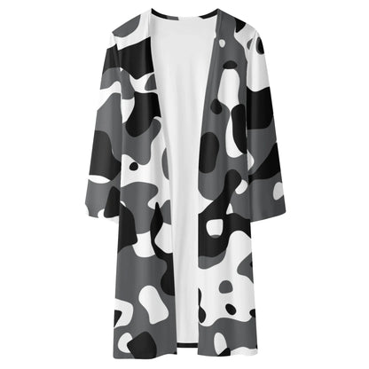 langer-leichter-schwarz-grau-weiss-camouflage-kimono-cardigan-cardigan-jlr-design-5 - JLR Design
