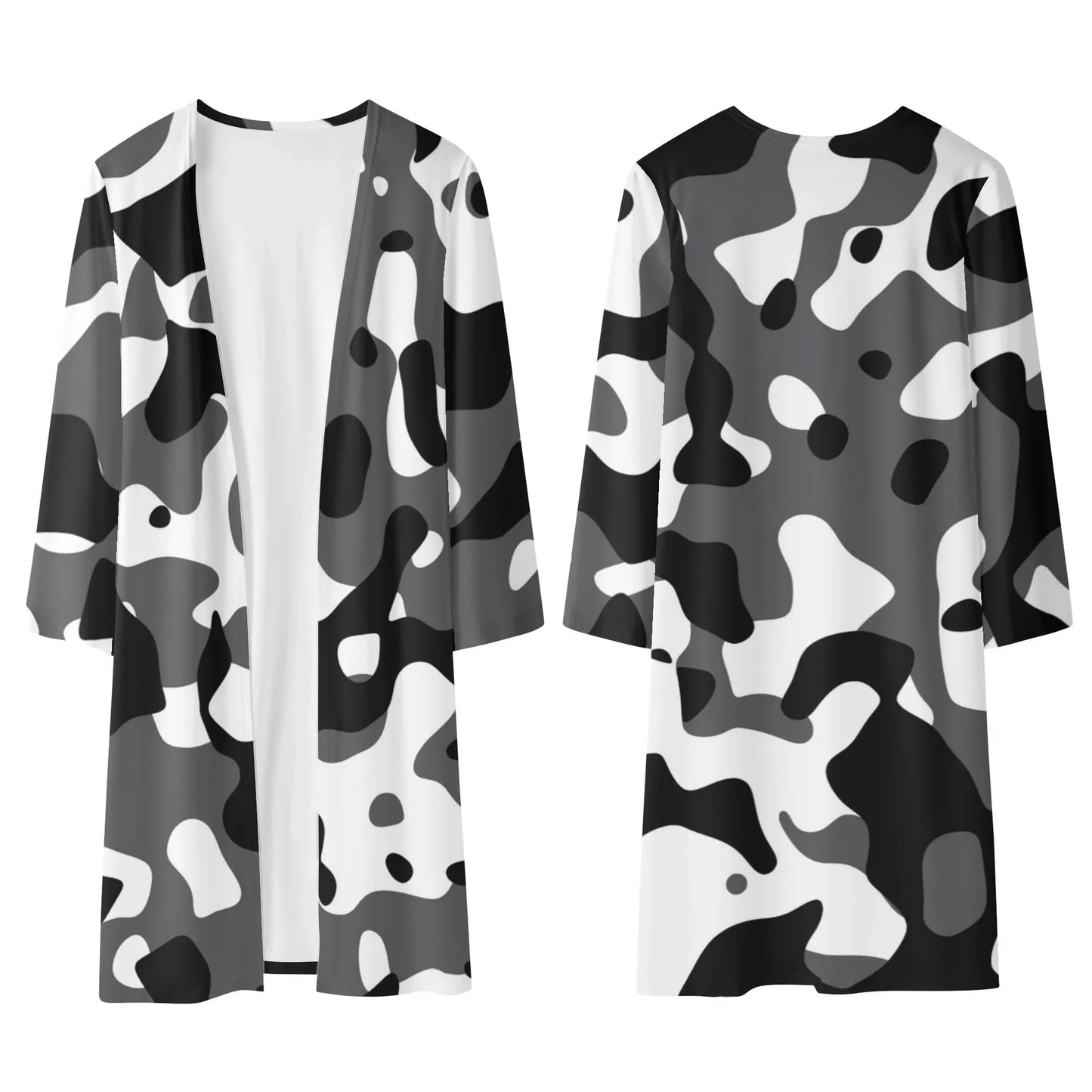 langer-leichter-schwarz-grau-weiss-camouflage-kimono-cardigan-cardigan-jlr-design-7 - JLR Design