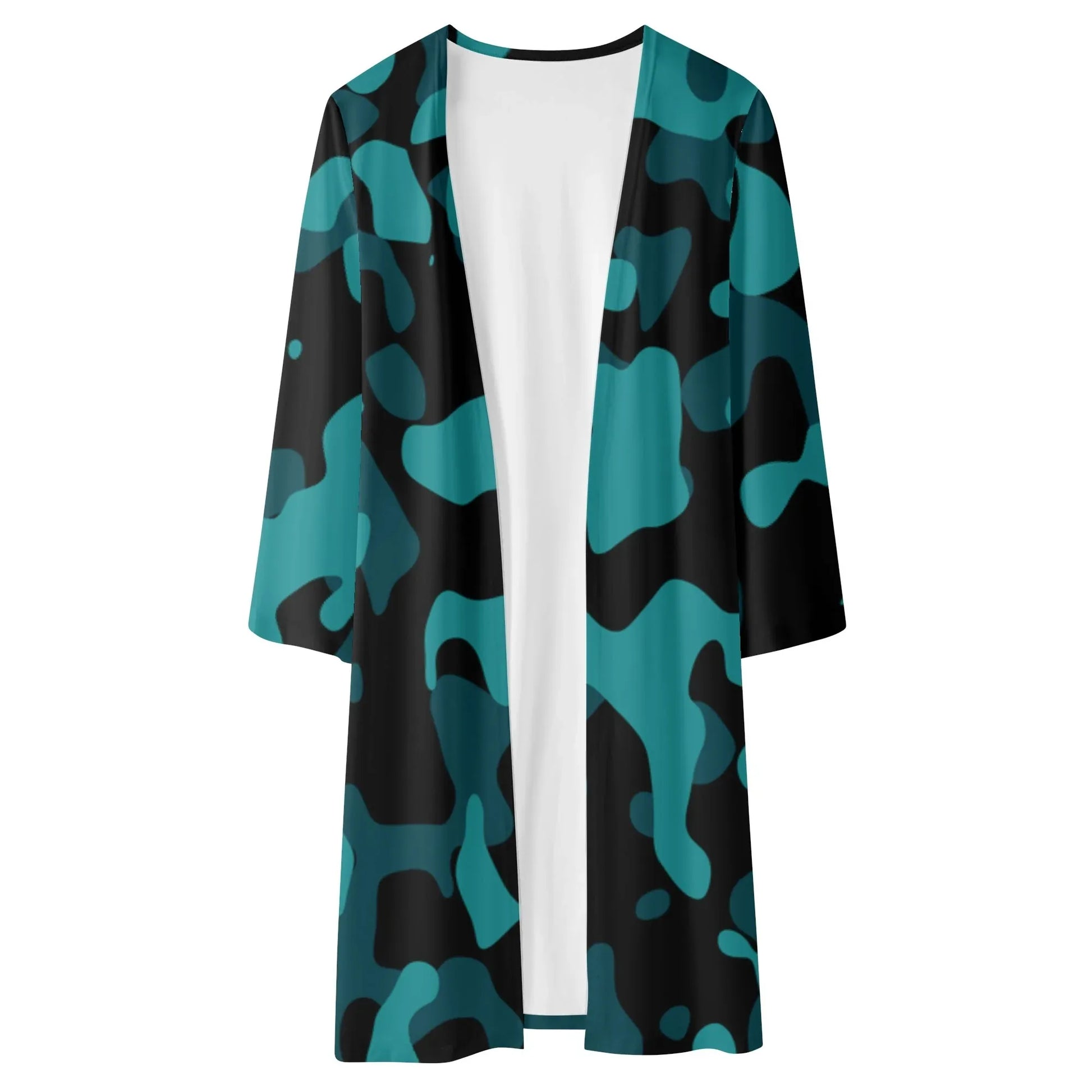 langer-leichter-turkis-camouflage-kimono-cardigan-cardigan-jlr-design-5 - JLR Design