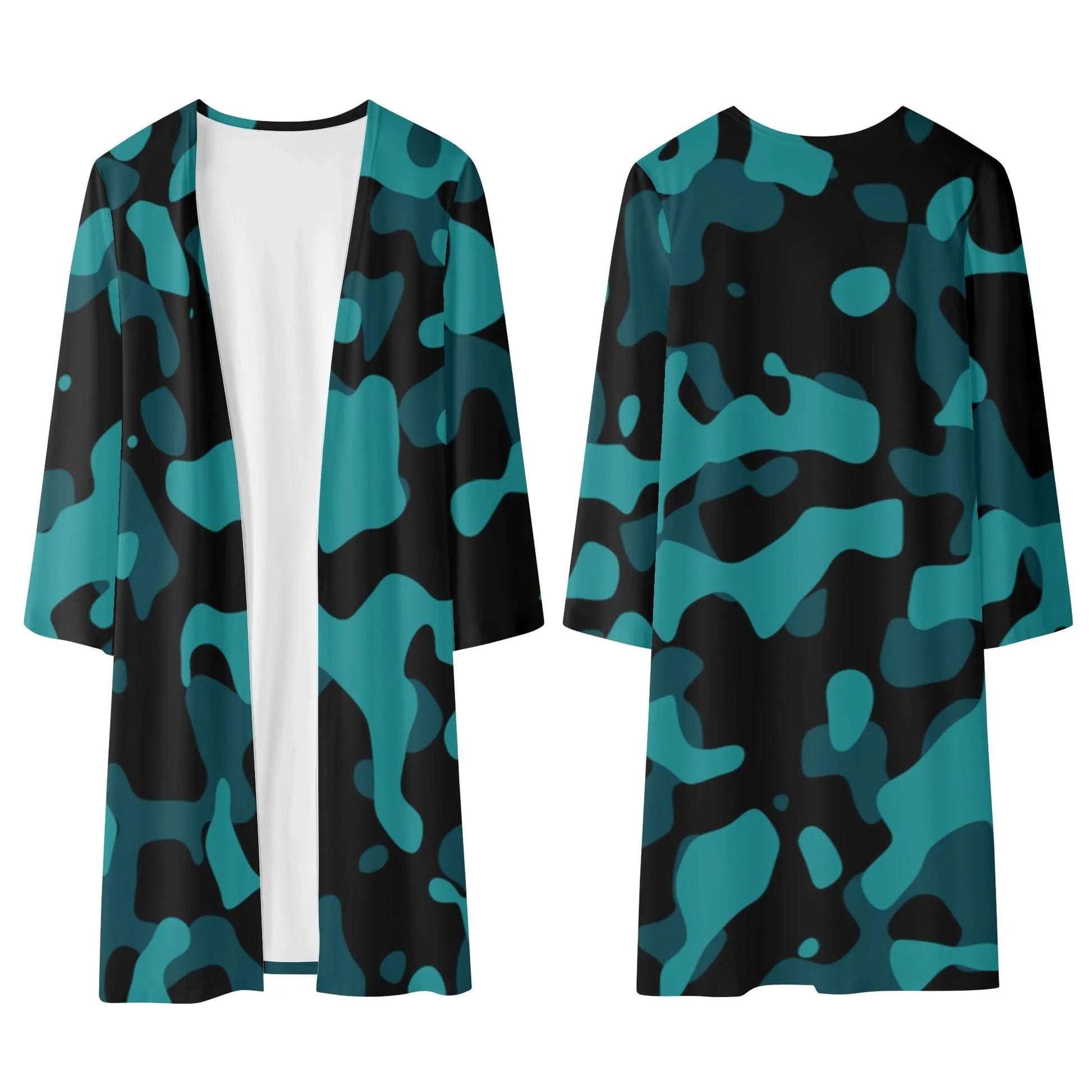 langer-leichter-turkis-camouflage-kimono-cardigan-cardigan-jlr-design-7 - JLR Design