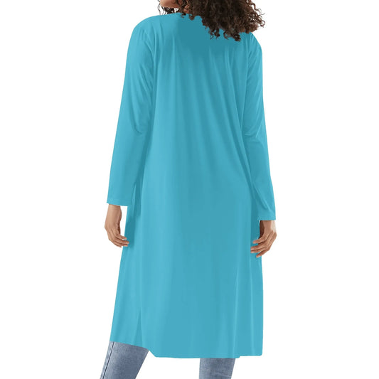 langer-leichter-turkiser-kimono-cardigan-cardigan-jlr-design-1 - JLR Design