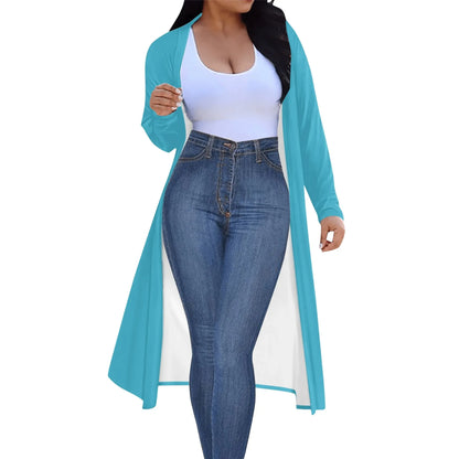 langer-leichter-turkiser-kimono-cardigan-cardigan-jlr-design-3 - JLR Design