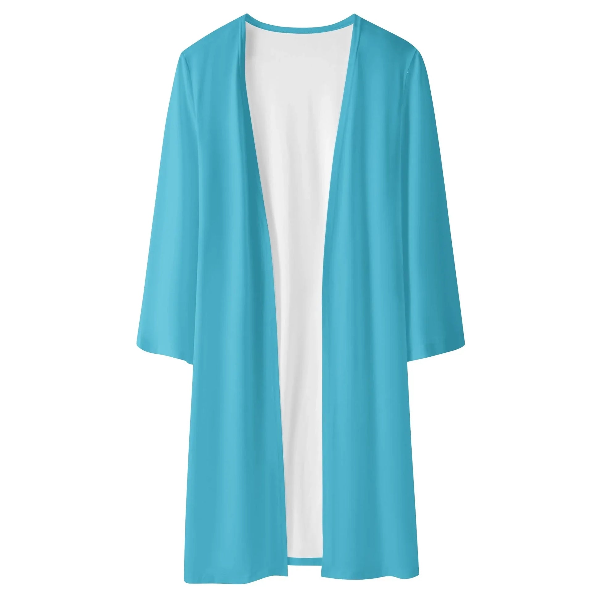 langer-leichter-turkiser-kimono-cardigan-cardigan-jlr-design-5 - JLR Design