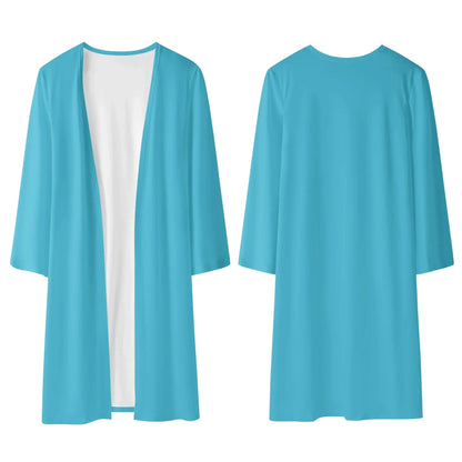 langer-leichter-turkiser-kimono-cardigan-cardigan-jlr-design-7 - JLR Design