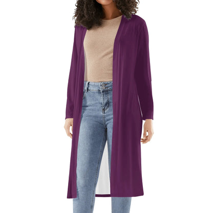langer-leichter-tyrian-purple-kimono-cardigan-cardigan-jlr-design-2 - JLR Design