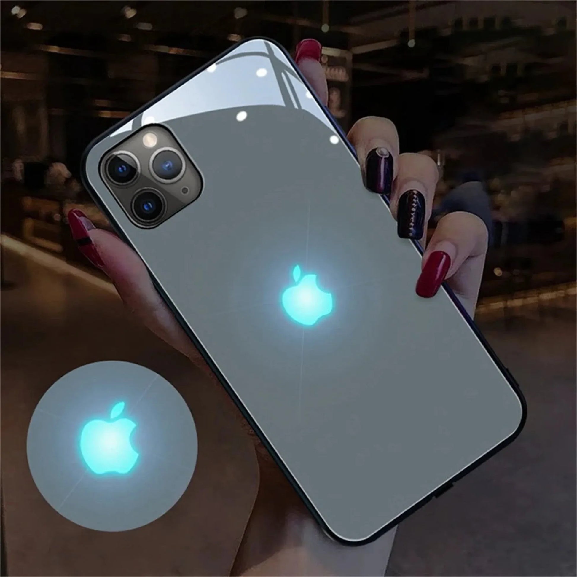 led-iphone-121314proplusmax-handyhulle-mit-leuchtendem-apple-logo-phone-case-jlr-design-1 - JLR Design