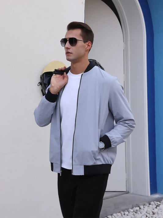 leichte-and-wasserdichte-herren-jacke-ideal-fur-sport-and-freizeit-bomberjacke-jlr-design-1 - JLR Design