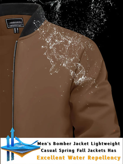 leichte-and-wasserdichte-herren-jacke-ideal-fur-sport-and-freizeit-bomberjacke-jlr-design-3 - JLR Design