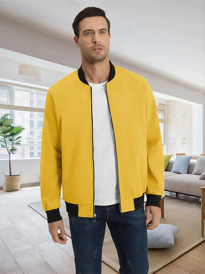 leichte-and-wasserdichte-herren-jacke-ideal-fur-sport-and-freizeit-bomberjacke-jlr-design-5 - JLR Design