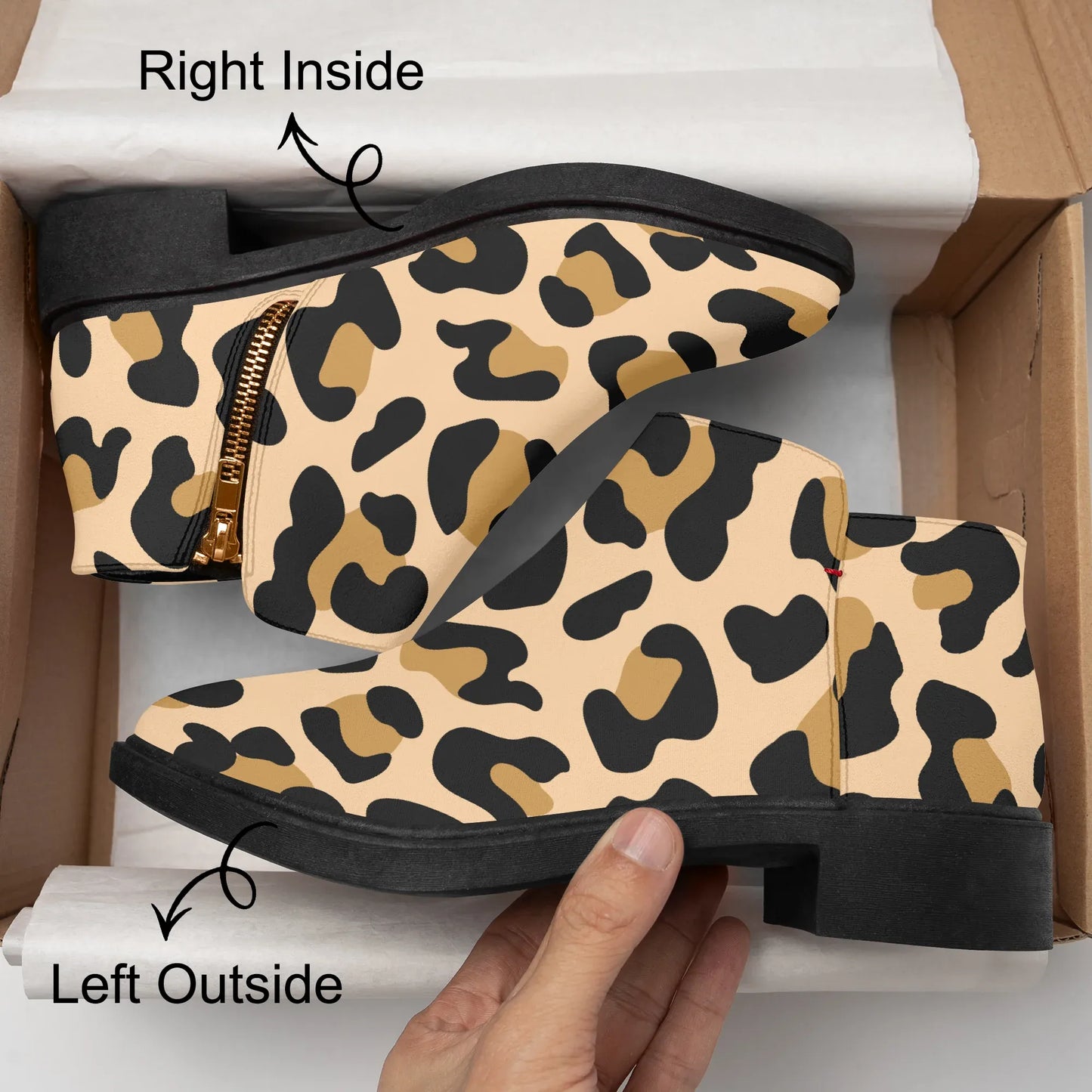 leopard-elegante-reissverschluss-stiefeletten-stiefeletten-jlr-design-8 - JLR Design