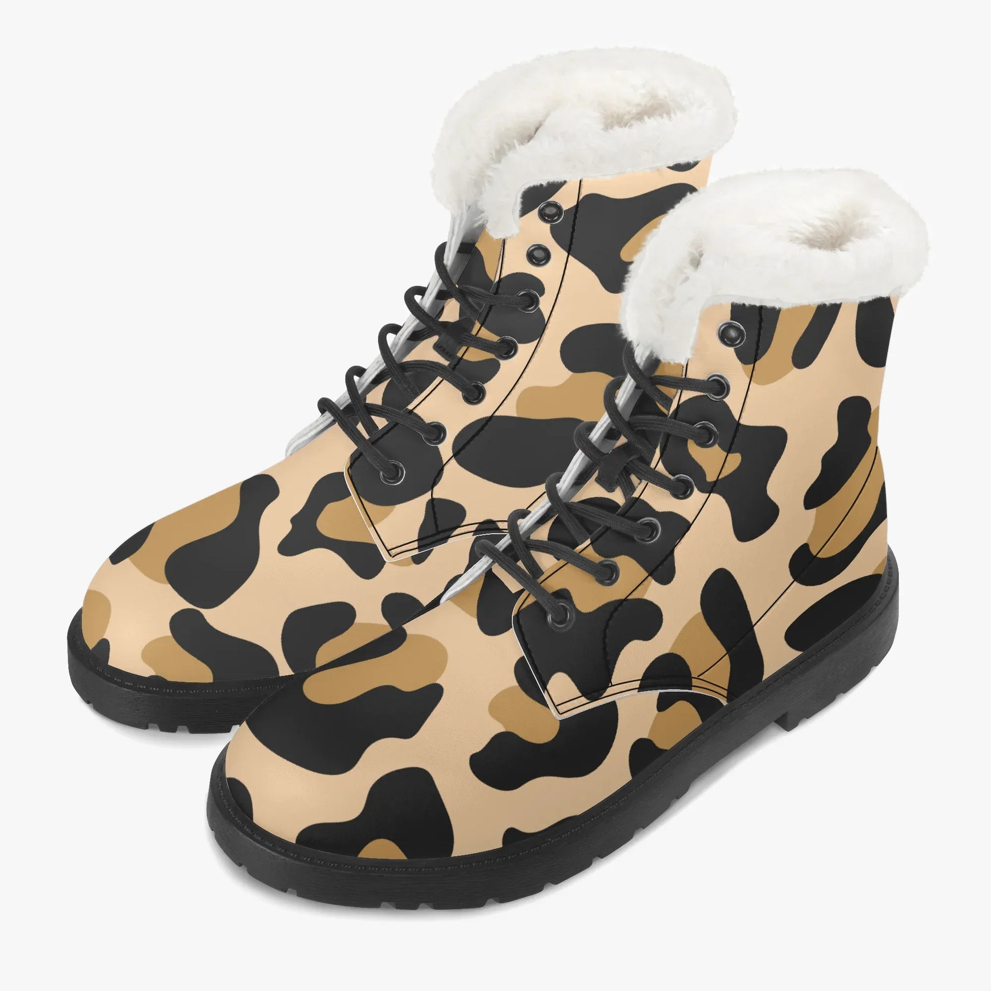 leopard-faux-fur-leder-boots-boots-jlr-design-2 - JLR Design