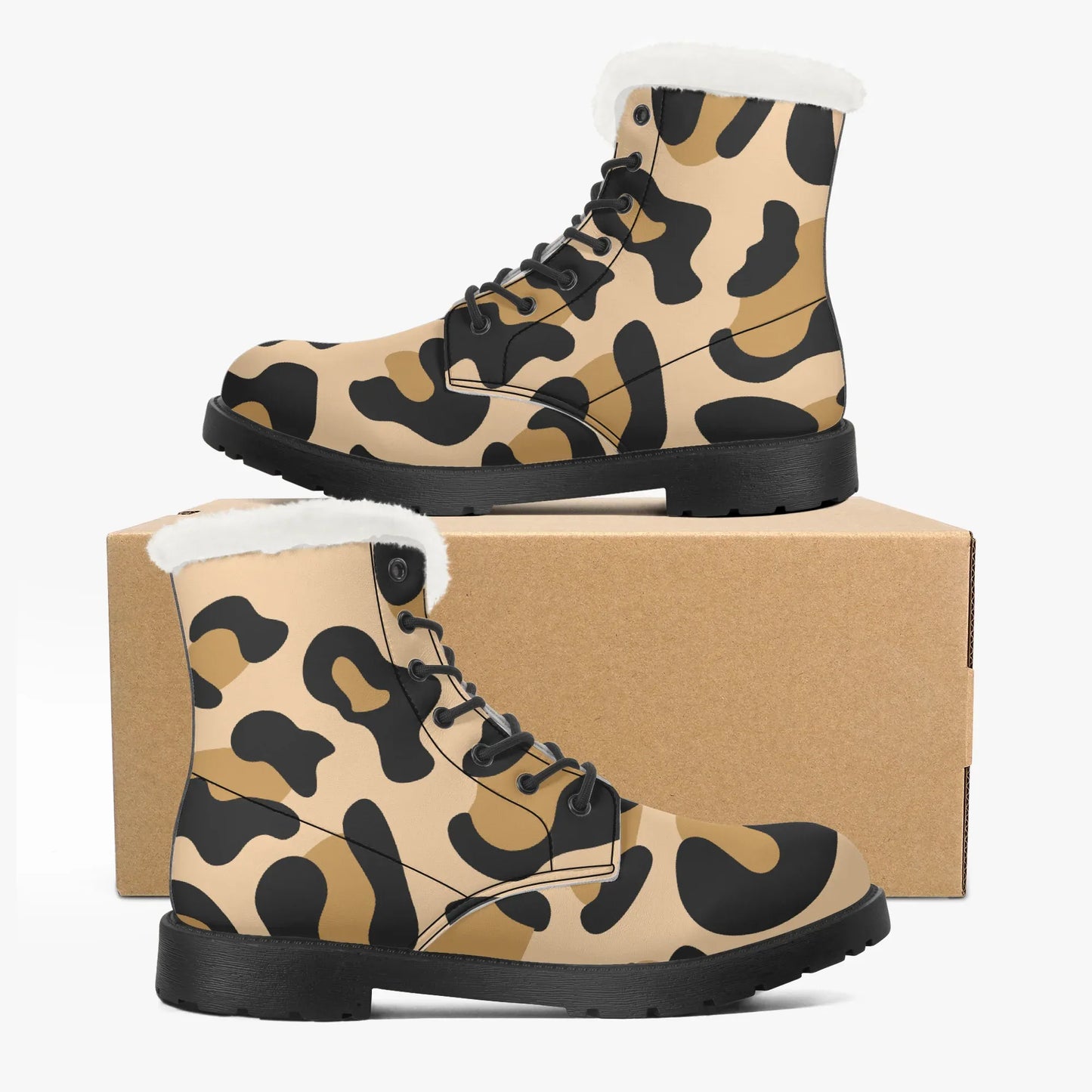 leopard-faux-fur-leder-boots-boots-jlr-design-5 - JLR Design