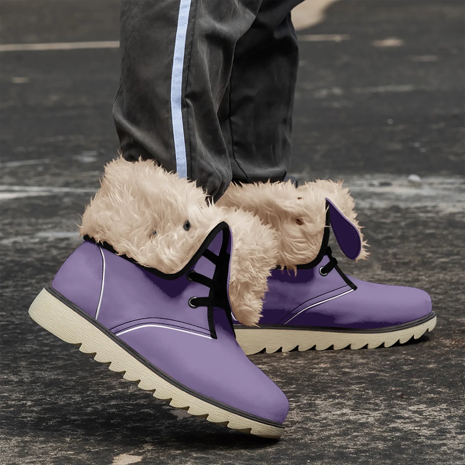lila-chic-boots-mit-pluschfutter-boots-jlr-design-1 - JLR Design