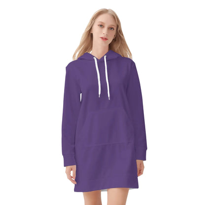 lila-damen-hoodiekleid-warmes-velvet-kapuzenkleid-aus-weichem-samt-fleece-hoodiekleid-jlr-design-3 - JLR Design