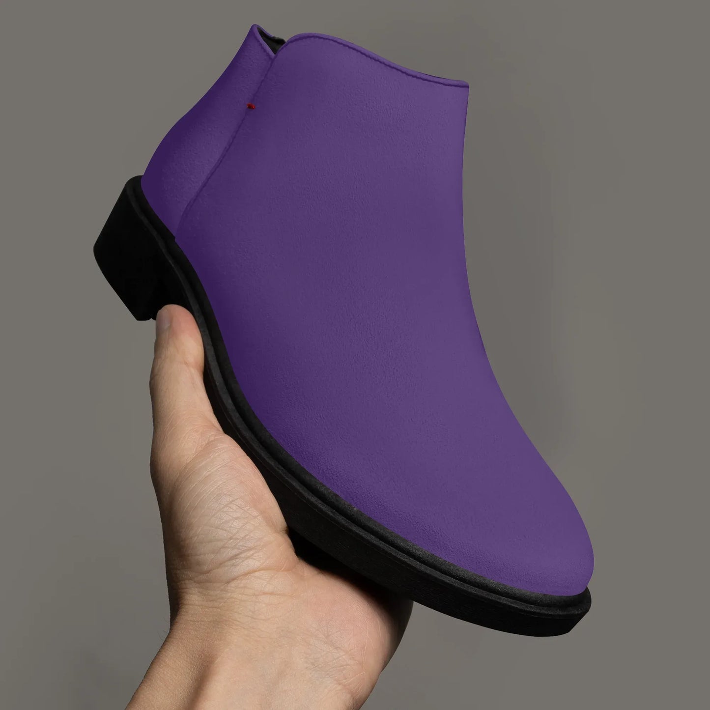 lila-elegante-reissverschluss-stiefeletten-stiefeletten-jlr-design-3 - JLR Design