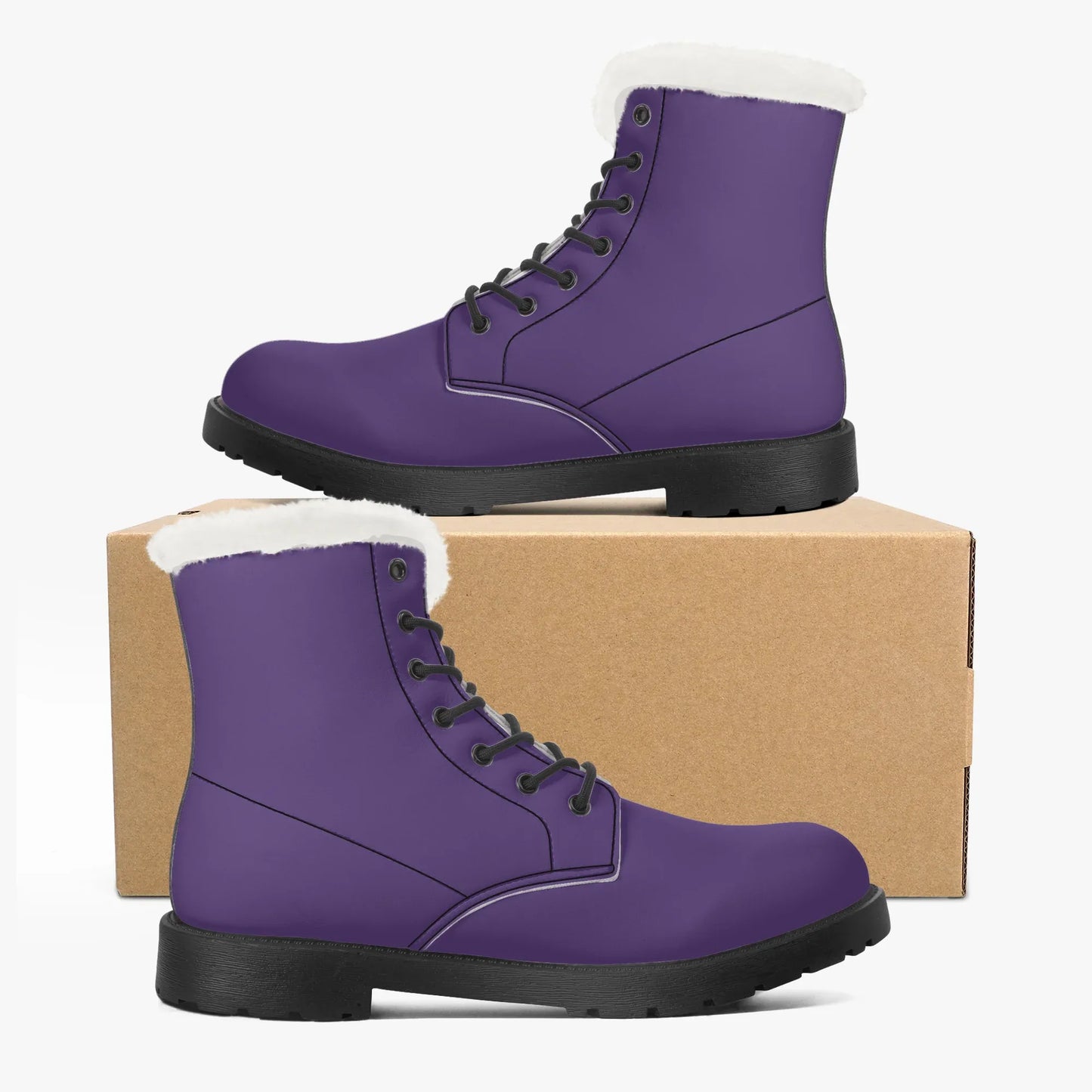 lila-faux-fur-leder-boots-boots-jlr-design-5 - JLR Design